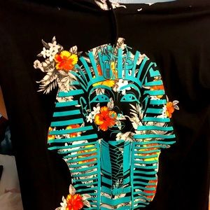 Muscle shirt with hoodie size XL